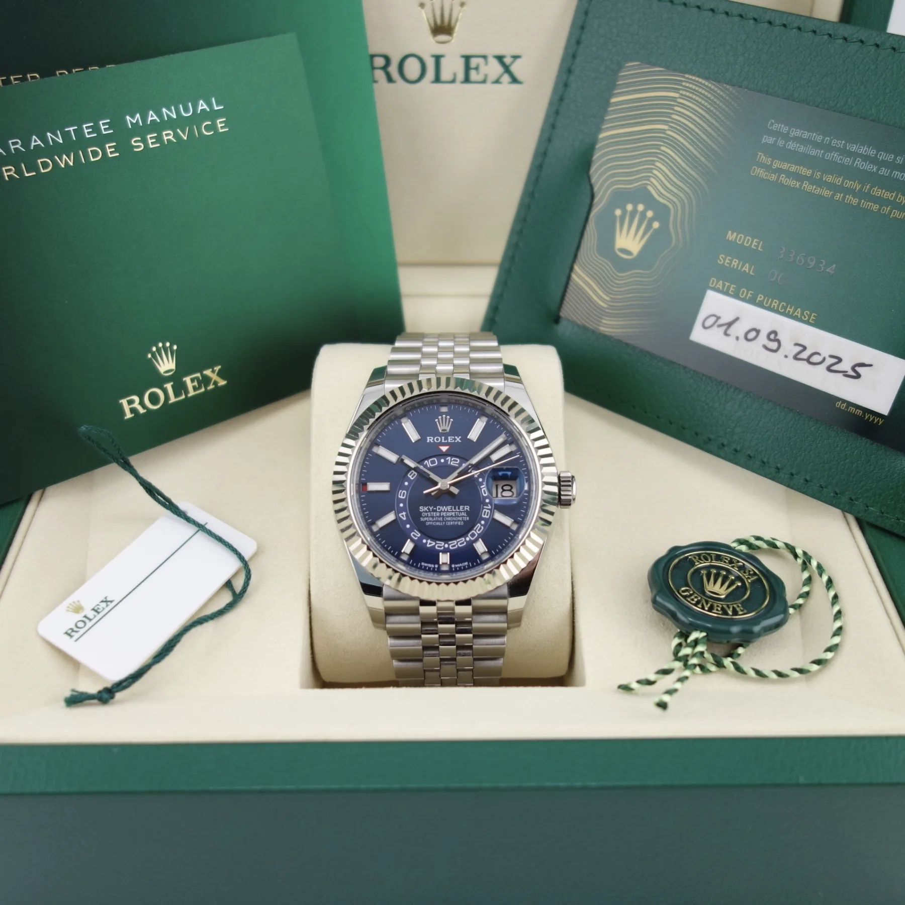 Rolex Sky-Dweller Full Set 2025