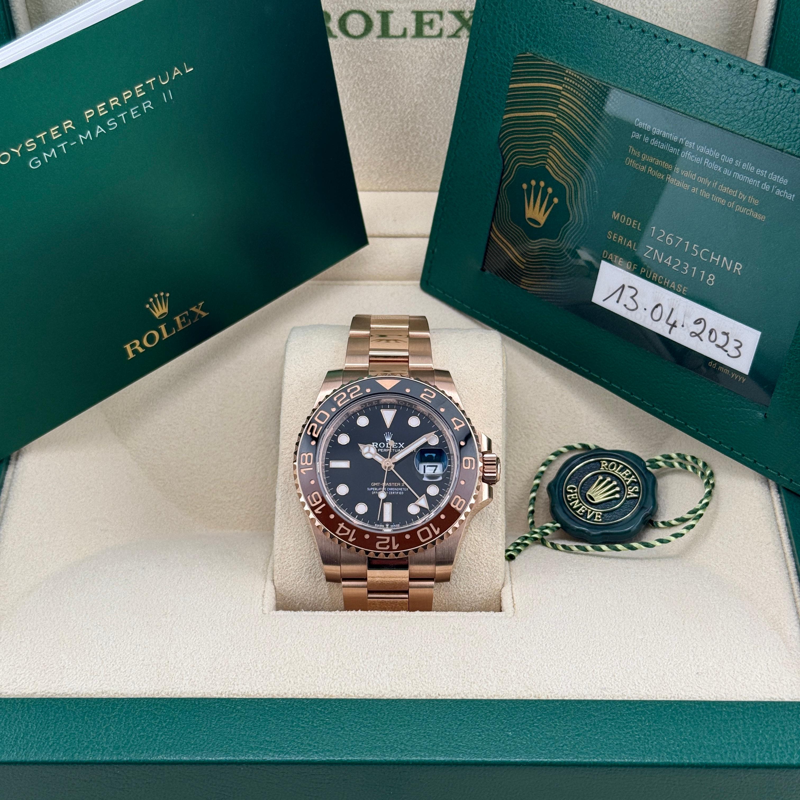 Rolex GMT Master II Everose Root Beer 