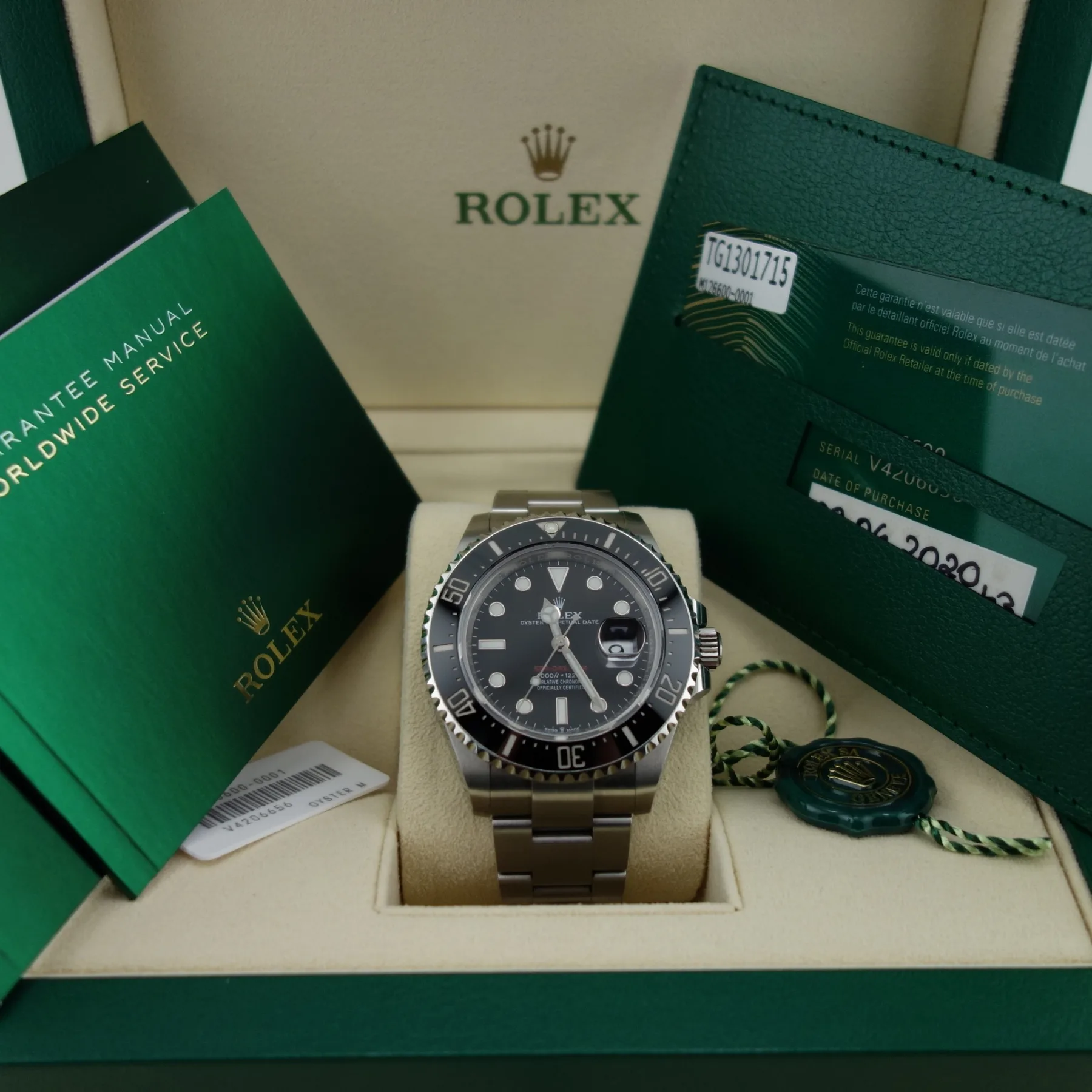 Rolex Sea-Dweller Full Set 2020