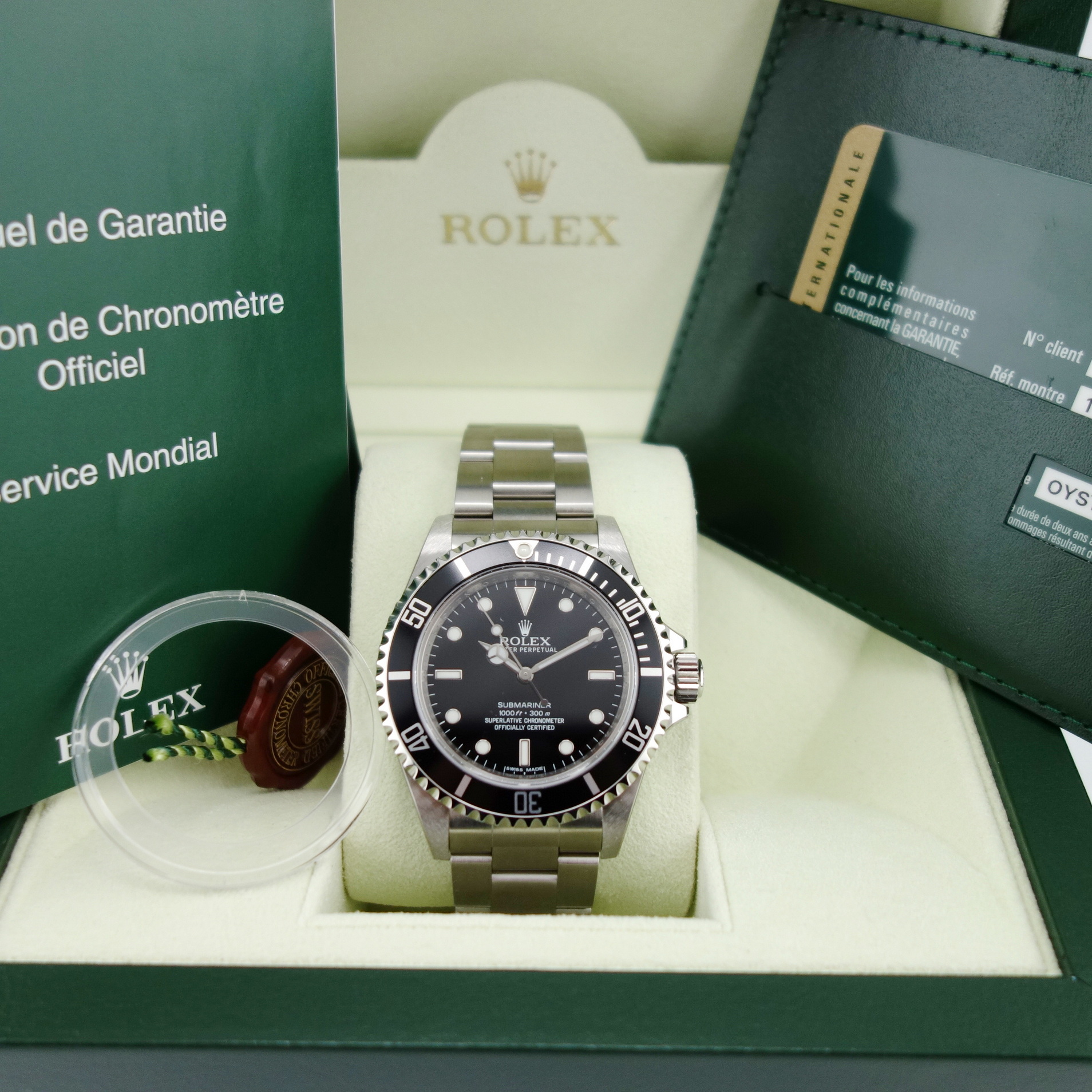 Rolex Submariner NoDate LC100 2012 VOLLVERKLEBT - Ungetragen